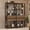 Brown/Black, variant on Madesa Kitchen Pantry Storage Rack with 4 Drawers, 5 Shelves and Hanging Space 55"L Multiuse Modular Cabinet for Kitchen Organization - White