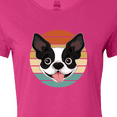 thumbnail image 4 of Inktastic Boston Terrier Dog Retro Sunset Women's T-Shirt, 4 of 5