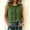 Green plus size boho tops a1, variant on SSZMDLB Women Plus Size Sleeveless Ruffle Tank Tops Loose Round Neck Basic Tee Solid Boho Casual Summer Tops Vacation Holiday Outfits, Black 4XL