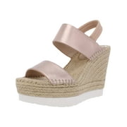 Kenneth Cole New York Womens Oliva Simple EVA Metallic Wedge Sandals Pink