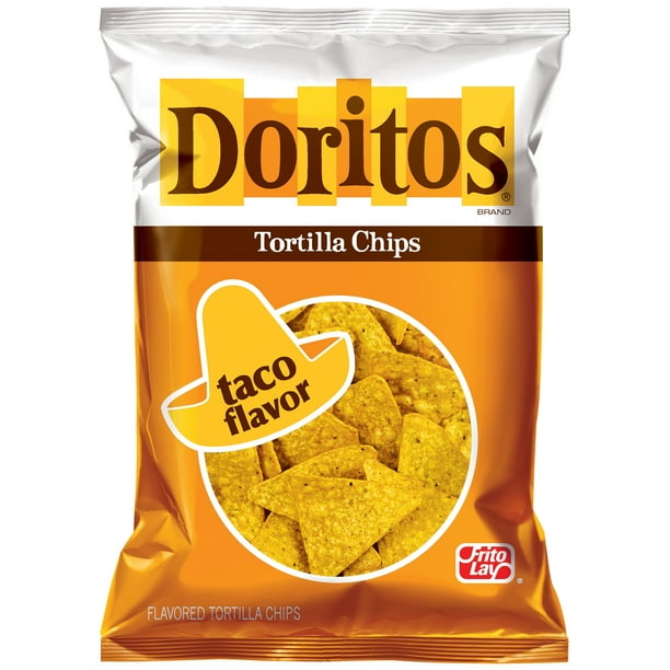 Doritos Taco Flavored Tortilla Chips, 10.5 Oz.