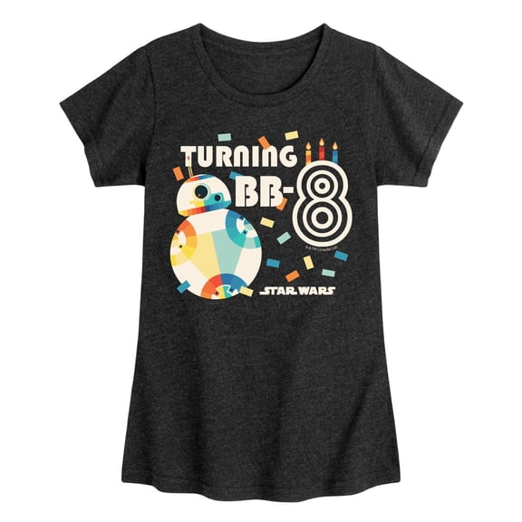Star Wars - Turning Bb 8 Fitted Short Sleeve Graphic T-Shirt