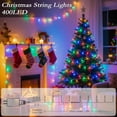 thumbnail image 3 of Soagrc 132FT 400 LED Christmas String Lights, Bright Warm White to Multicolor String Lights with 11 Modes, Durable Waterproof Design for Indoor Outdoor Tree Decor, Timer Included, 3 of 8