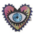 thumbnail image 2 of s s de lentejues para pnchar / coser, diseño ón de amor, adorno grande, apliques para ropa, chaqueta , sombr Azul Macarena Love Heart Lentejuelas parche, 2 of 8