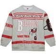 thumbnail image 2 of Men's Mitchell & Ness Heather Gray Georgia Bulldogs All Over Print Sweatshirt, 2 of 6