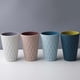 thumbnail image 2 of Bote para cepillo de dientes, vaso de plástico, accesorios de baño, diseño de estilo nórdico, fuerte y resistente a caídas, apto para adultos, adolescentes y niños.4PCS (8×12×5cm), 2 of 5