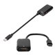 thumbnail image 2 of Adaptador HDMI Tipo C Khall 10Gbps USB 3.1 1080p para Tableta con teléfono Android MHL Plug and Play Negro, 2 of 5