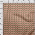 thumbnail image 2 of oneOone Cotton Poplin Peach Fabric Floral Block Sewing Craft Projects Fabric Prints By Yard 42 Inch Wide, 2 of 4