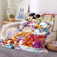 thumbnail image 3 of Manta ligera con estampado de Mickey Minnie de Disney para sala de estar, dormitorio, habitación de los niños, manta cálida, regalo de Navidad, 3 of 5