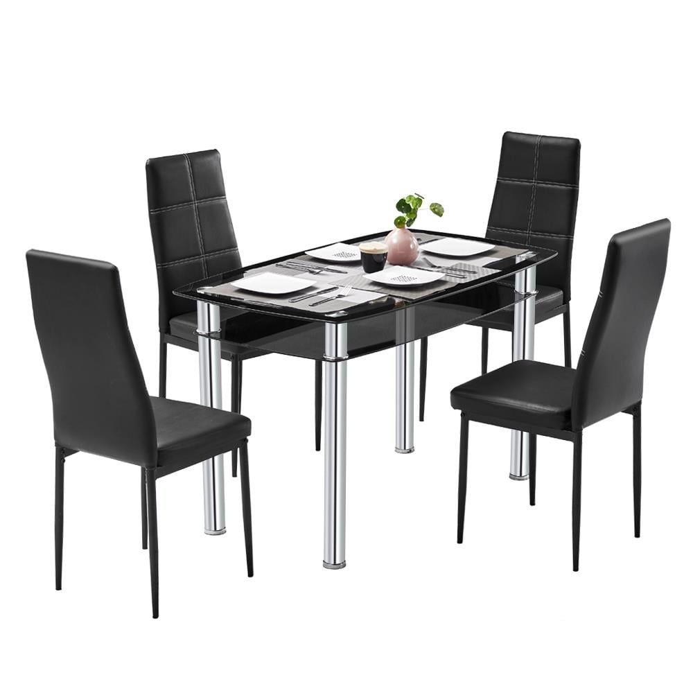 UBesGoo Dining Table with Chairs Dining Set for 4 Kitchen Dining Room