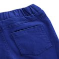 thumbnail image 3 of CNKOO Girls Toddler Stretchy Flare Pants Elastic Waist Soft Ripped Denim Trousers, 3 of 6