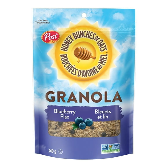 Post Honey Bunches of Oats Granola Blueberry Flax, Honey Bunches of Oats Granola Blueberry Flax 340g
