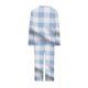 thumbnail image 5 of Puntoco Conjunto de capris de manga larga a cuadros con cuello redondo de dos piezas para mujer Puntoco Puntoco-755, 5 of 5