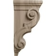 thumbnail image 3 of Ekena Millwork 4 1/2"W x 5"D x 10"H Medium Traditional Wood Corbel, Walnut, 3 of 4