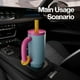 thumbnail image 5 of Botella de agua aislante ChakoLab BawangCup 1000 ml rosa y azul, 5 of 8