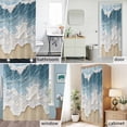 thumbnail image 6 of Summer Beach Fabric Shower Curtain Ocean Waves Washable Shower Curtains for Bathroom, Waterproof Bath Curtain with Hooks Home Decor 72x72in, 6 of 8