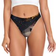 thumbnail image 1 of Fotbe Elegant Lady With Hat Tanga Sin Costuras para Mujer con Estampado – Panties Invisibles, Transpirables y Cómodos para Uso Diario-Medium, 1 of 6