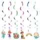 thumbnail image 3 of Decoración para fiestas de cumpleaños con dibujos animados de Disney COCoOMELONS, vajilla desechable para baby shower, fondo con globos, 3 of 5