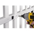 thumbnail image 4 of Zippity Outdoor Products ZP19028 Unassembled Madison Vinyl Gate Kit with Fence Wings, White, 4 of 11