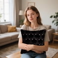 thumbnail image 3 of Halloween Black Cat Pillow Covers 20x20 inch 1pc,Textured Tufted Plush Pattern Decorative Throw Pillow Cases,Sofa Cushion Cover Cozy Aesthetic Spooky Fall Home Decor for Couch Bed Chair Room, 3 of 3