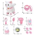thumbnail image 3 of MesaSe Peluche Interactive pour Chat Jouet Électronique en Peluche avec Télécommande Laisse Marchant Aboyant Remuant la Queue & Hochant la Tête Inclut des Accessoires pour Chiots Filles 3+, 3 of 6