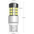 thumbnail image 6 of Alla Lighting T20 7443 7440 LED Strobe Flashing Brake Lights Bulbs, 6000K Xenon White Super Bright 2835 SMD 12V Dual Filament Blinking Stop Lights for Cars, Trucks 7441 7444 7442, 6 of 8