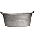 thumbnail image 1 of Robert Allen 211998 12 in. Galvanized Tub Planter, 1 of 1