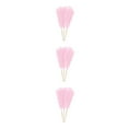 thumbnail image 3 of ZheElen 3pcs/set Atmosphere With Artificial Pampas Reed Boho Decor Artificial Flower Light Pink 3Set, 3 of 6