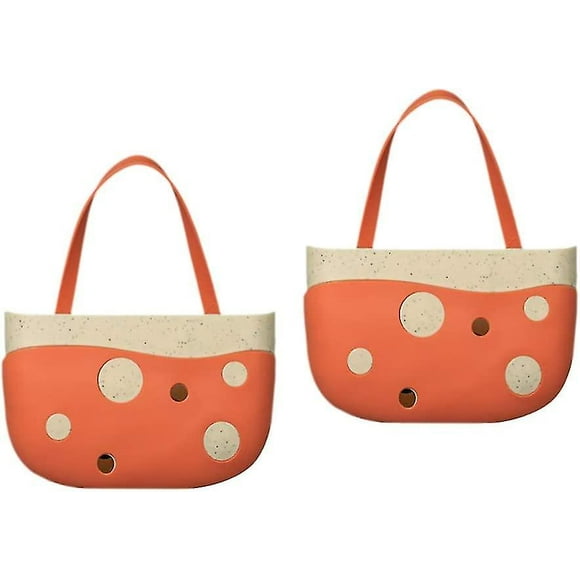 Kitchen Sink Caddie Sponge Holderkitchen Sink Tap Hanging Caddie Organiser (orange) (2pcs)