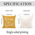 thumbnail image 4 of Yellow Geometric Pillow Covers 18x18 Set of 4,Decorative Couch Throw Pillow Cover for Sofa Bedroom,Linen Farmhouse Cushion Case Outdoor Home Decoration(Yellow), 4 of 6