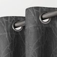 thumbnail image 3 of Exclusive Home Curtains Twig Insulated Room Darkening Blackout Grommet Top Curtain Panel Pair, 54x96, Charcoal, 3 of 7
