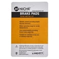 thumbnail image 4 of Niche Semi-Metallic Brake Pad with Shoe Set for Suzuki DRZ125 Motorcycle MK1002796, 4 of 7