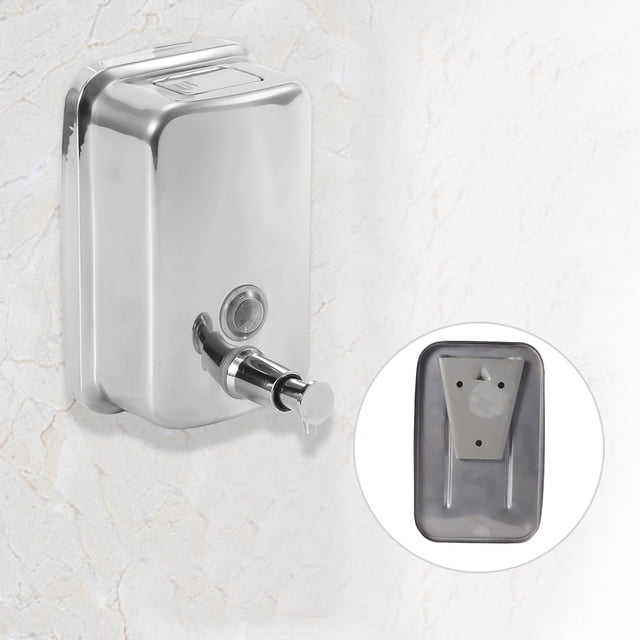 Dispensador De Loción Manual, Dispensador De Jabón Con Orificio En Perspectiva De Apertura Superior De Acero Inoxidable Para El Hogar Para El Hotel Mgaxyff 800ml