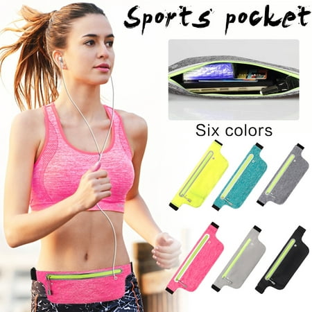 Outdoor Sports Pocket Waist Bag Running Jogging Waist Bag Waterproof Phone Waist Belt Pack Travel