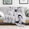 thumbnail image 5 of Handsome #1 Ian Somerhalder Blanket Ultra Soft Flannel Fleece Blanket Stylish Bedroom Living Room Sofa Warm Blanket All Season Use 40"*50" （100 * 130cm）, 5 of 5