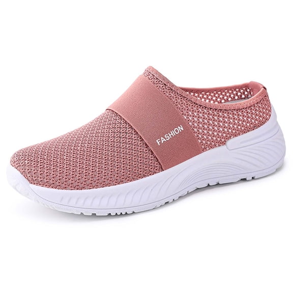 Womens Shoes,Orthopedic Shoes Breathable Mesh for Summer Comfort Soft Bottom Orthopedic Shoes for Stuffy Feet,Shoes for Women,Pink,10.5