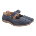 thumbnail image 2 of Boulevard Womens Wide Fitting Touch Fastening Perforated Bar Shoes, 2 of 2