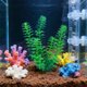 thumbnail image 4 of Plantas de acuario de plástico flexible para agua dulce y decoración de acuarios de agua salada, 4 of 6