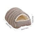 thumbnail image 5 of Bzdzmqm under $5 2Pcs Pet Bed, Removable Washable Pet Bed, Winter Warm Cat House, Enclosed Dog Bed, Plush Pet Nest, Thickened Fleece Mat, Small Medium Dog Bed, Orthopedic Pet Cushion, Soft Cat Cave, 5 of 9