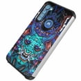 thumbnail image 1 of DALUX Hybrid Slim Phone Case Compatible with Motorola Moto G Stylus - Teal Demon, 1 of 3