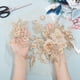 thumbnail image 3 of Parche bordado de flor de vara de oro, apliques de encaje bordados de organza, apliques florales, parches para coser, 3 of 9
