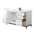 thumbnail image 2 of Wyndham Collection WCH818160SWZGTUNSMXX Amici 60" Free Standing Single Basin Vanity Set -, 2 of 7