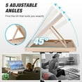 thumbnail image 4 of FUNTOK 1500 Pieces Puzzle Table with 4 Wheels, Adjustable Jigsaw Table with Drawers in Height Angle with Cover, Upgraded Stability for Adults, 4 of 11