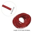 thumbnail image 2 of 27 Yards 1.5mm Round Leather Cord Lacing Strings for DIY Crafts Dark Red, 2 of 6
