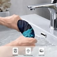 thumbnail image 5 of Kll Blue Marble And Gold Ultra Absorbent & Soft Hand Towels For Bath, Hand, Face, Gym And Spa-27.5x16in, 5 of 9