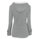 thumbnail image 5 of Chaquetas y abrigos casuales con capucha de manga larga para mujer, chaqueta con capucha cálida de invierno, abrigo de manga larga con capucha y bolsillo para mujer, 5 of 9
