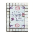 thumbnail image 1 of Cottage Garden Be A Light Mother of Pearl Amber 5 x 7 Table Top and Wall Photo Frame, 1 of 1