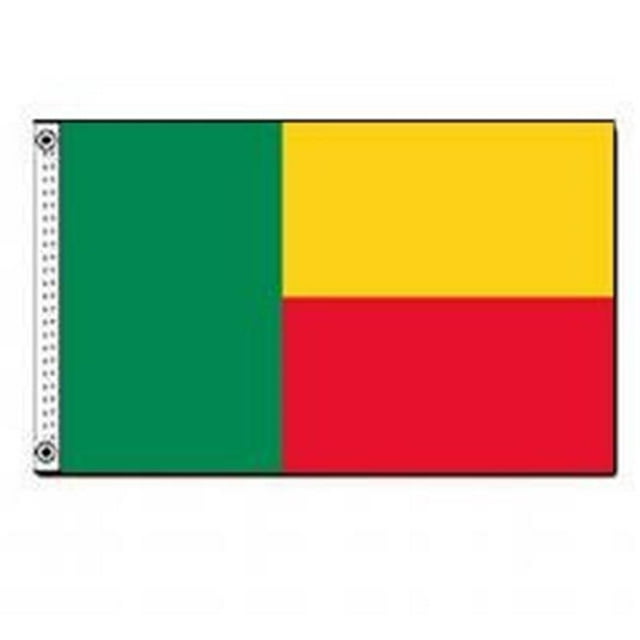 Drapeau Nyl-Glo Benin de 2 Pi X 3 Pi