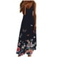 thumbnail image 2 of Puntoco Vestidos Mujer Moda Elegante Verano Casual Sólido V-Cuello Camis Vestido Largo Sin Mangas, 2 of 5