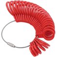 thumbnail image 2 of Fashion Jewellery Tools Ring Size Mandrel Stick Finger Gauge Ring Sizer Measuring Jewelry Tool Set - (Color: red), 2 of 5